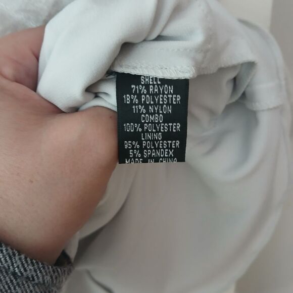 Adrianna Papell Silver Metallic Tier Cocktail Holiday Ruffle NYE Dress-10 - Picture 10 of 15